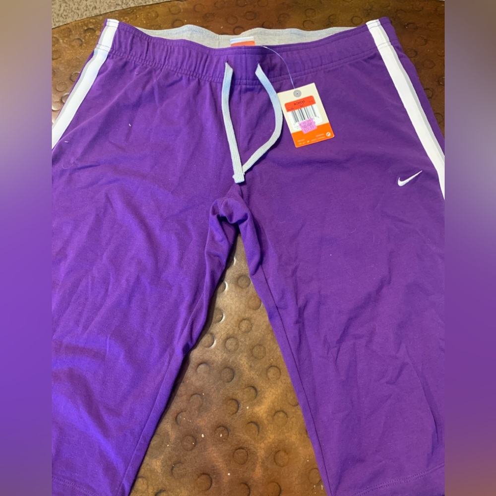 Women's The Athletic Dept size large 12-14 Workout Sweats Pants Capris new